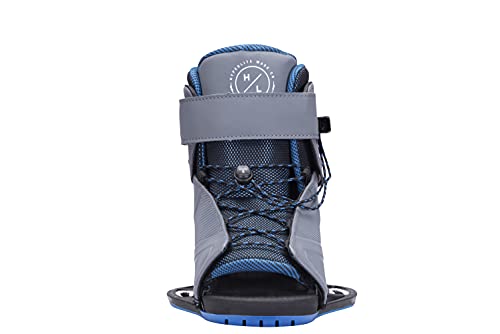 Hyperlite Session Mens Wakeboard Bindings Grey/Black 10-14 #TOP4