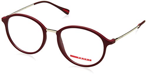 Prada Linea Rossa 0PS 01IV, Monturas de Gafas para Hombre, Marrón (Bordeaux Rubber), 51