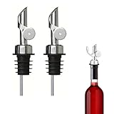 Praktisches Design:Unser ausgießer für ölflaschen ist mit einem gewichteten, soliden Deckel ausgestattet, der sich beim Eingießen des Öls automatisch (horizontal) öffnet und automatisch (vertikal) schließt, wenn das Öl aufgebraucht ist. Dadurch kann verhindert werden, dass Staub die Flüssigkeit im Inneren verunreinigt, und sie bleibt länger frisch, sodass Sie sie bedenkenlos verwenden und in aller Ruhe essen können.