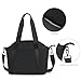Ubxvamm Handbag Pushchair Hanging Bag Shoulder Bags Crossbody Bag for Women Large Capacity Mom Bag Travel Soft Diaper Bag Black