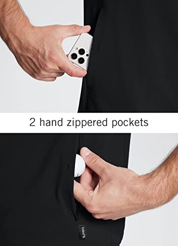 Baleaf Men's 1/4 Zip Pullover Vest Golf Fleece Lined Sweater Thermal Sleeveless Outerwear Pockets Hiking Runing Camping Black Xl #TOP3