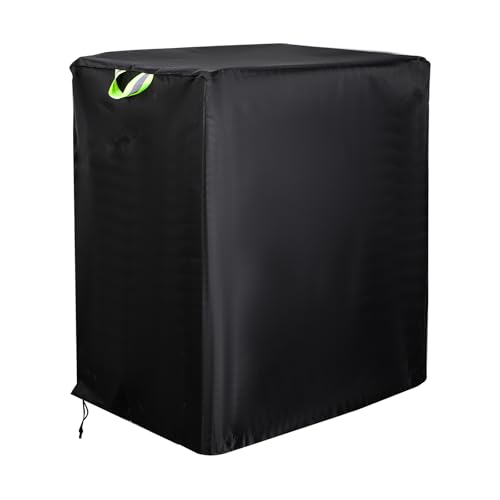 Housses pour rangement de pluie chariot enfant imperméables noires de dimensions 78x63x50cm