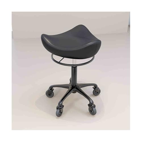 APOIUO Taburete Giratorio con Ruedas, Ergonómico, Ajustable, For Salón, Clínica, Laboratorio, Cocina.(E)