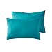 Nestl Bedding Soft Pillow Case Set of 2 - Double Brushed Microfiber Hypoallergenic Pillow Covers - 1800 Series Premium Bed Pillow Cases, Standard/Queen - Teal Blue/Green