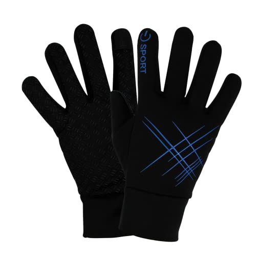 Image of ZaySoo Biking Cycling Water Resistant Outdoor Athletic Touch Screen Full Gloves - Blue