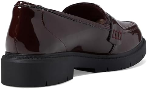 Clarks Women's Westlynn Ayla Loafer, Burgundy Patent Synthetic, 11 | Image 4