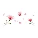 Orchideen-Blumen-Wand-Aufkleber Kreative Wand-Kunst-Papier Schlafzimmer Wohnzimmer Removable Pink Orchid Wandtattoo