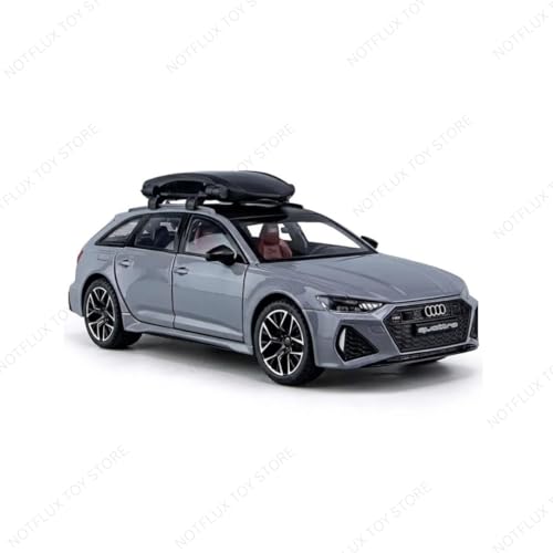 Image of 1:24 Auudi RS6 Diecast Car Big Size Metal Alloy Toy Car, Pull Back Function, Detailed Interior & Open Doors, Toy Car for Kids & Adults Collectors [Multicolor] [Pack of 1]