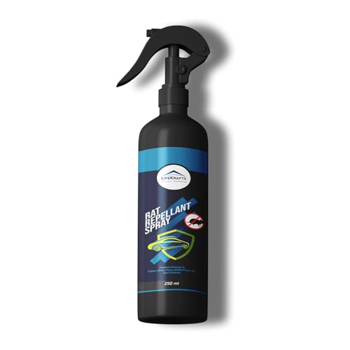 Image of Lifekrafts Car Rat Repellent Spray - Effective, Hassle-Free & Long-Lasting Protection (250ml)
