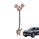 Pluche kind, zacht figuur en lange hals, decoratie, veiligheidsgordel van pluche, voor dames, vriendin, vrouw, zus, dochter, kinderen, woonkamer, slaapkamer, plank, kantoor, auto