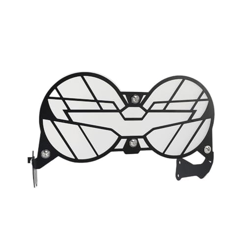 Grille phare moto premium Guzzi V85TT : calandre de protection en acier robuste