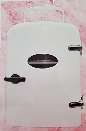 Mini Fridge Cooler and Warmer for Makeup, Skin Care and Medications (White)