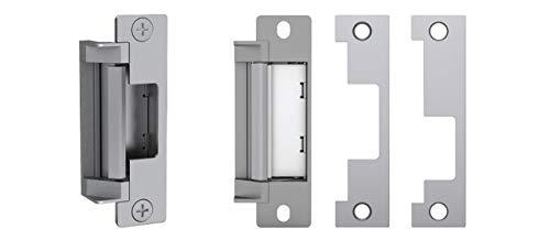 Review HES 4500C Electric Strike Complete Pac, Accommodates Cylindrical or Mortise Locksets up to a 3/4" Throw latchbolt, Satin Stainless Steel (630), Dual Voltage (12/24 VDC/VAC)