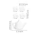 Odoria 1/12 Miniature Teapot and Cup Set Dollhouse Decoration Accessories