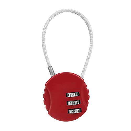 Mehrzweck-Diebstahlschutzschloss, zurücksetzbar, Kombinations-Reise-Kabelschloss für Roller, reißfestes Helmschloss