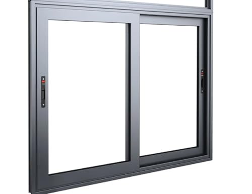 WANLIAN Sliding Door Lock Aluminum Alloy Safety Door Lock Handle Invisible Recessed Handle Latch Hook Lock for Kitchen Balcony Window (Black 2PCS)