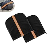 Zehiony 2 PCS Car Side Mirror Covers, Reflective Safety Warning Snow & Sun Proof Mirror Cover, Thickened Waterproof Outdoor Protector, Adjustable Drawstring Tight Fit Shield for All-weather (Orange)