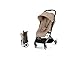 CYBEX - Poussette ultra compacte et confortable - ORFEO - 4 roues - Almond Beige immagine