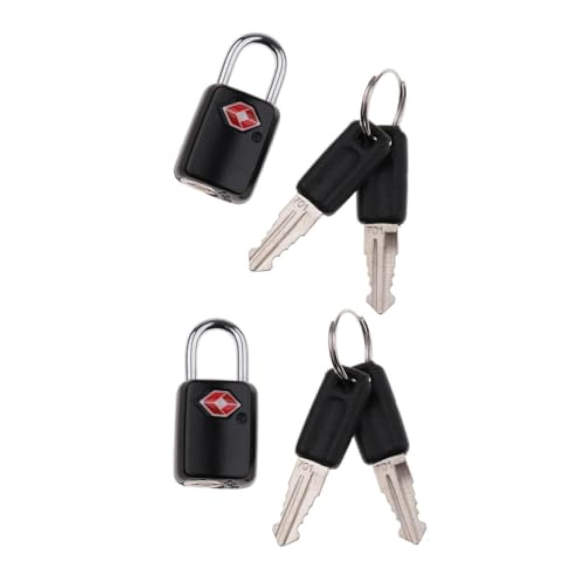 2x TSA Safe Travel Padlock Luggage Lock