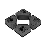 [Luvian]洗濯機 防振 かさ上げ台 防振ゴム 4個セット 騒音低減 滑り止め設計 床傷防止 4.5cm底上げ 耐荷重500kg 食器洗い機対応 家具用 お歳暮 対応 簡単設置