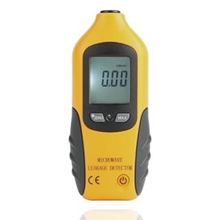 Digital Microwave Detector, HT-M2 Digital LCD Display Microwave Leak Detector, LCD Display Radiation Detector, High Sensitivity Microwave Leak Detector with Backlight for Home Microwave Testing