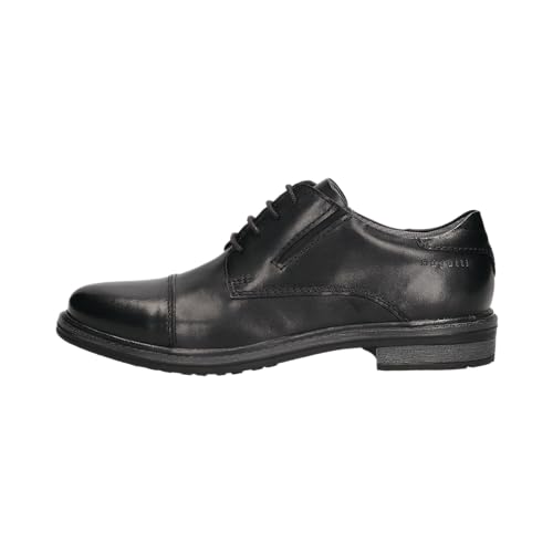 bugatti Herren Businessschuhe, Männer Business Schnürer,lace-up Shoes,Low-tie,schnürschuhe,Anzugschuhe,Derby schnürung,schwarz (1000),42 EU / 7.5 UK