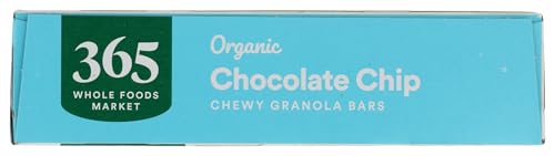Image of 365 by Whole Foods Market, Organic Chocolate Chip Chewy Granola Bars, 8 Count