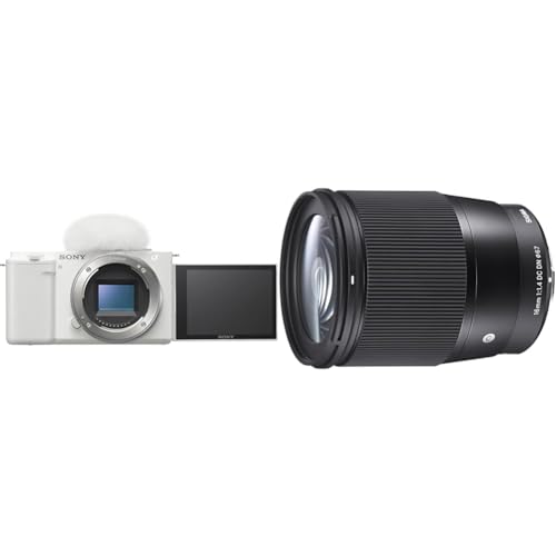 Sony ZV-E10 ダブルズームレンズ + sigma 16mm F1.4 Sony-ZV-E10-with-Sigma-16mm-F1