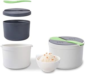 Mumisuto 2L Microwave Rice Cooker Set