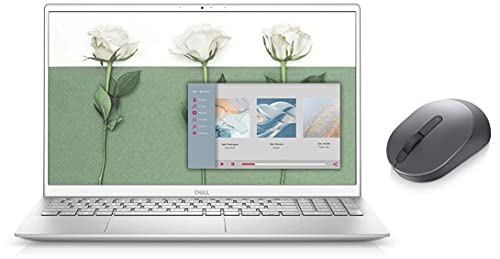 Image of Dell Inspiron 5518 15.6 inch FHD AG 250nits Display Laptop (Ci5-11300H / 16GB / 512GB SSD /NVIDIA MX450 2GB GFX /Win 10 + MSO /Backlit KB +FPR /Silver) D560480WIN9S+Dell Mobile Wireless Mouse
