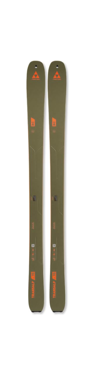 Fischer Transalp 98 CTI Touring Alpine Skis (Olive, 176cm)