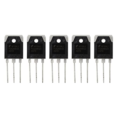 Nicfaky 5X Transistor IGBT 1200V 313W FGA25N120