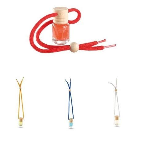 DISOK Lote de 30 Ambientadores de Colgar para Coche - Cristal 5ml Aroma Océano - Ambientadores para Coches Baratos, Colgantes. Ambientadores Coche y automóviles para Recuerdos de Bodas