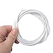 Xiaokeis Net Curtain Wire White Hanging Window Cord Cable Kit 2-4 Meters Curtain String with Self-Adhesive Hook Eyes for Curtain Rod,157.48inch