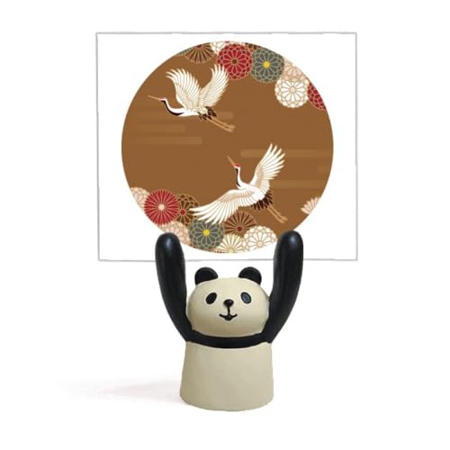 Memo Holder Panda et Motif Géométrie | Porte-Photo Bureau Enfant