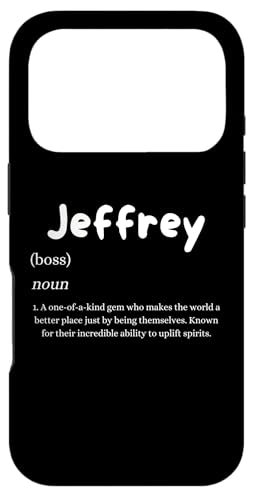 Jeffrey Definition ���O����J�X�^���R�X�`���[�� �W�F�t�p �X�}�z�P�[�X iPhone 17 Pro �p