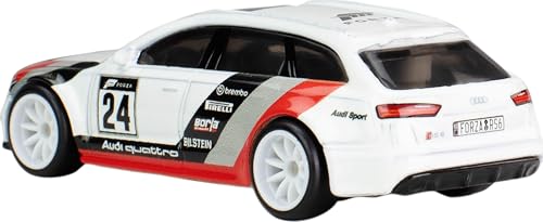 Image of Hot Wheels Premium Toy Car 17 Audi RS6 Avant, 1:64 Scale Die-Cast Replica from Popular Movie (Styles May Vary)