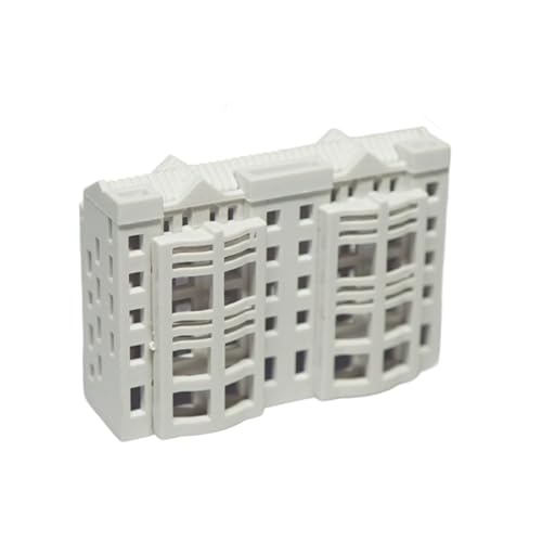 Uqezagpa Modelo de montaje de edificio de apartamentos, escala N, escala 1:500, realismos de tierra, escena, mesa de arena, edificios para aerosoles, pintura, tierras lejanas para mesa de arena
