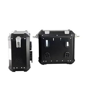 JBJYGSG 29L Motorrad Top-Case Seitenbox Schwarz