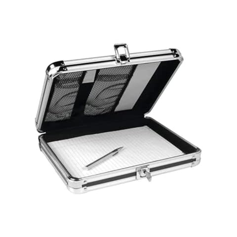 Vaultz Locking Storage Clipboard for Letter Size Sheets, Key Lock, Black (VZ00151) Cover