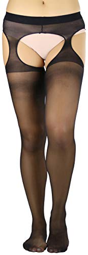 Image of ToBeInStyle Women's Suspender Pantyhose