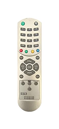 Image of LipiWorld 2IN1 6710V00140E 6710V00140Z TV Universal Remote Control Compatible for LG CRT TV