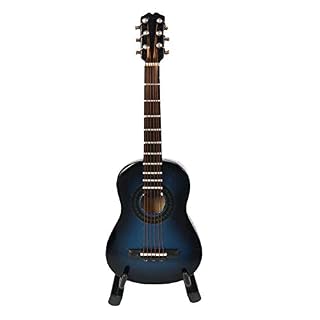 ALANO Guitare miniature ornementale Instrument de musique Décoration Cadeau - Les Beatles, Paul McCartney, John Lennon, RIngo Starr, George Harrison ALANO Guitare miniature ornementale Instrument de musique Décoration Cadeau – Image 2