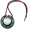 ProTechTrader 1in Speaker 26mm 8 ohm 1/4 Watt 0.25w Nominal / 1/2 Watt 0.5 w Maximum Power Output - Green Plastic Shell with 4 in 104 mm Wires