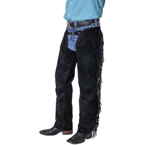 Tough 1 Western Boot Cut Chaps Black M