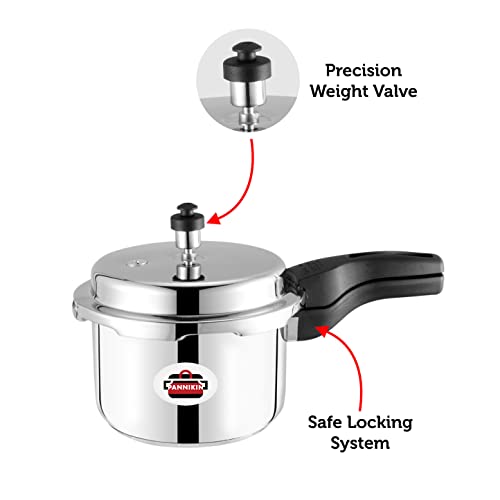 Image of Stainless Steel Pressure Cooker (3Liters)
