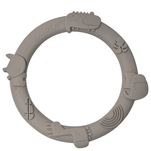 Image of Loulou Lollipop Wild Teething Ring Set (Grey)