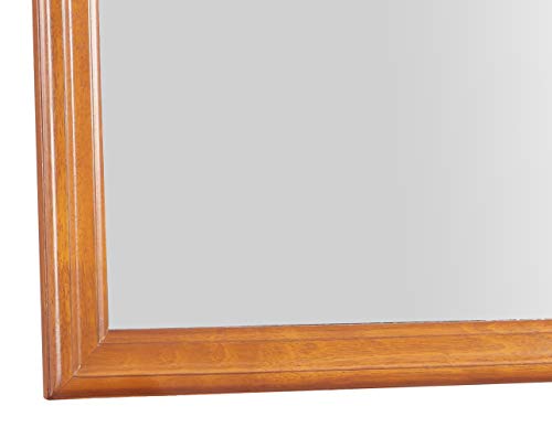 Glory Furniture Bedroom Mirror, Oak #TOP2
