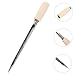 Stainless Steel Grain Sampler Probe with Wooden Handle for Soil Testing Cereal and Powder Sampling Ideal for Wheat Corn and Rice Inspection