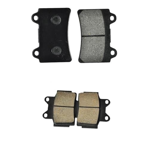 Plaquettes de frein avant et arrière pour moto FZR250 TZR250 FZR400 SRX600 (Set de 4 Pcs)
